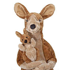 М'яка іграшка Кенгуру з кенгуренком Melissa&Doug, фото 4