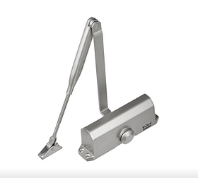 Дверний Доводчик DORMA TS77 EN3 до 70 кг до 1000 мм з ножицями срібло