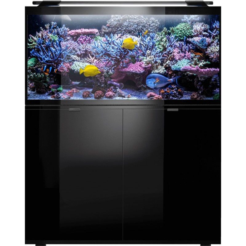 Комплект Glossy Marine 120 Set черн (350L) (акваріум+підставка)