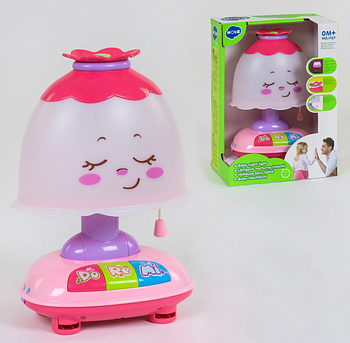 Музичний нічник 1107 2 режими, кріпиться на ліжечко