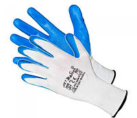 Перчатки защитные Artmas RnitBlue kat.2, белый/синий, 7