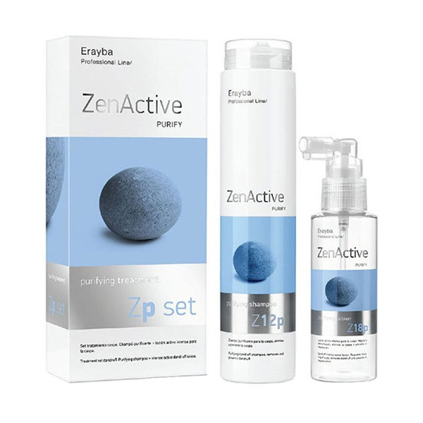 Набір проти лупи Erayba Zen Active Purify Zp Set (Шампунь 250 мл + лосьйон 100 мл)