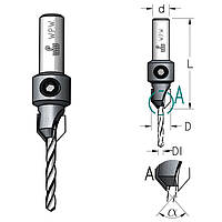 Зенковки WPW D2,4/8,5 зі стандартним свердлом HSS (AC02405S)