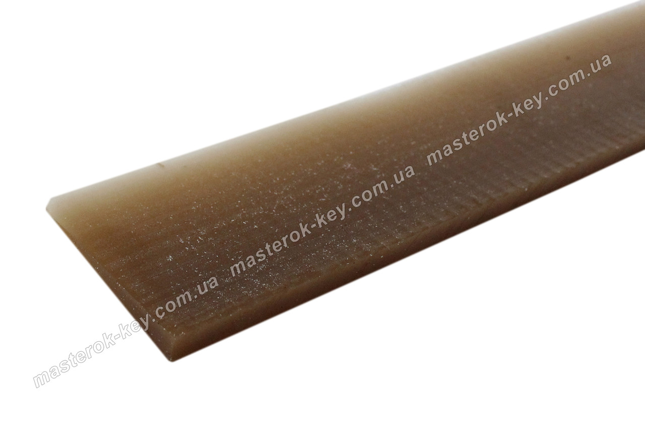 Рубець поліуретановий гладкий Lux 400*40*5/2мм колір коричневий, фото 1