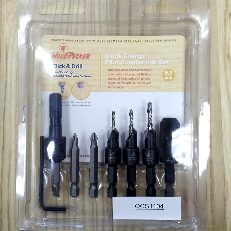 Комбінований комплект зенківок і пробочника D2,5÷4/9,5