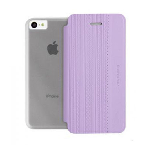 Чехол-книжка Viva Madrid для Apple iPhone 5С Clase Femme, Purple (VIVA-IP5CCRL-CLFPUR)