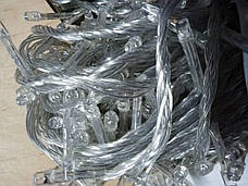 Новогодняя светодиодная гирлянда 300LED 18м белый, фото 4