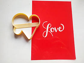 3D-формочки-вирубки для пряників "LOVE 6"