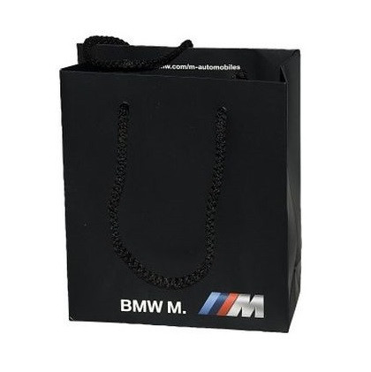 Паперовий подарунковий пакет BMW M Paper Bag, S-size, артикул 81852208349