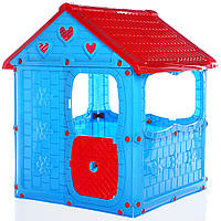 Пластиковый игровой домик Симсек (Турция) голубой