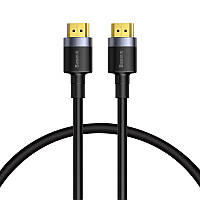 Кабель HDMI-HDMI 1 метр 4K BASEUS 4KHDMI Male To 4KHDMI Male Cafule |1M, HDMI2.0| CADKLF-E01