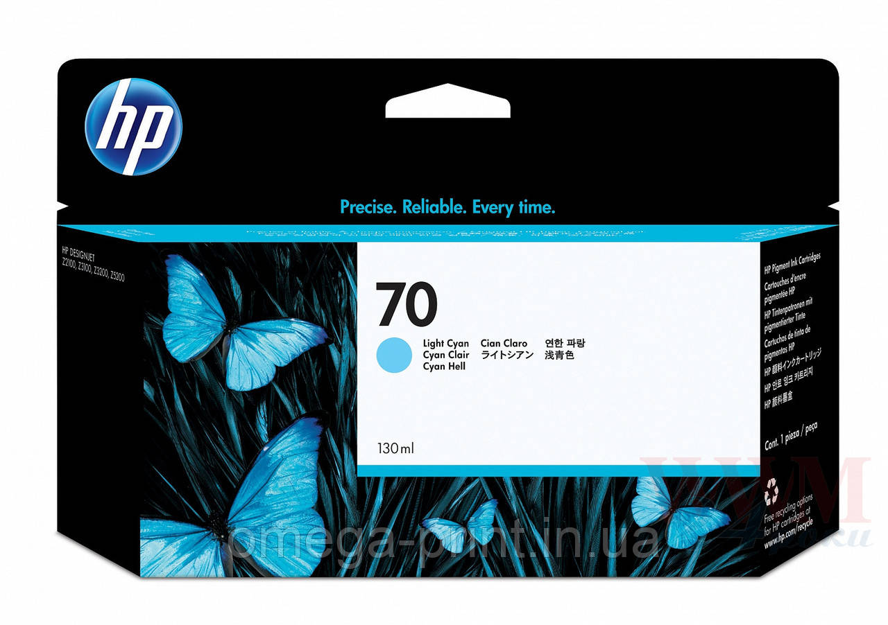 Картридж HP Z3100/Z№70 Light Cyan 130ml C9390A