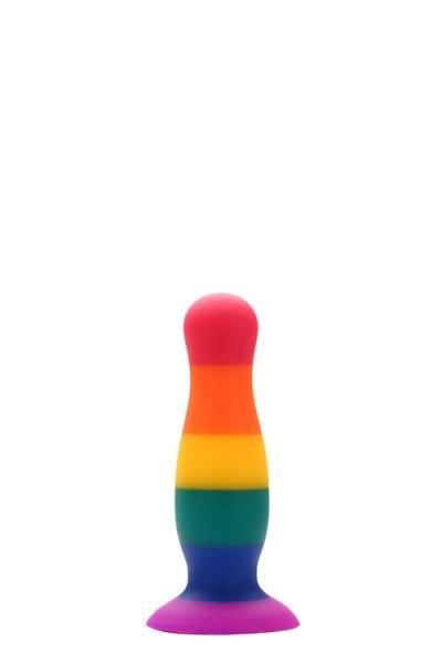 Райдужна анальна пробка COLOURFUL LOVE PLUG