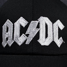 Бейсболка AC/DC 2 біле лого, фото 3