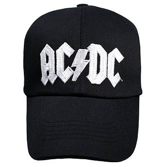 Бейсболка AC/DC 2 біле лого, фото 2