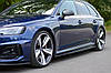 Пороги Audi RS4 B9 тюнінг обвіс елерон сплітер дифузори, фото 3