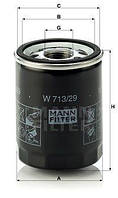 Оливний фільтр MANN MF W713/29