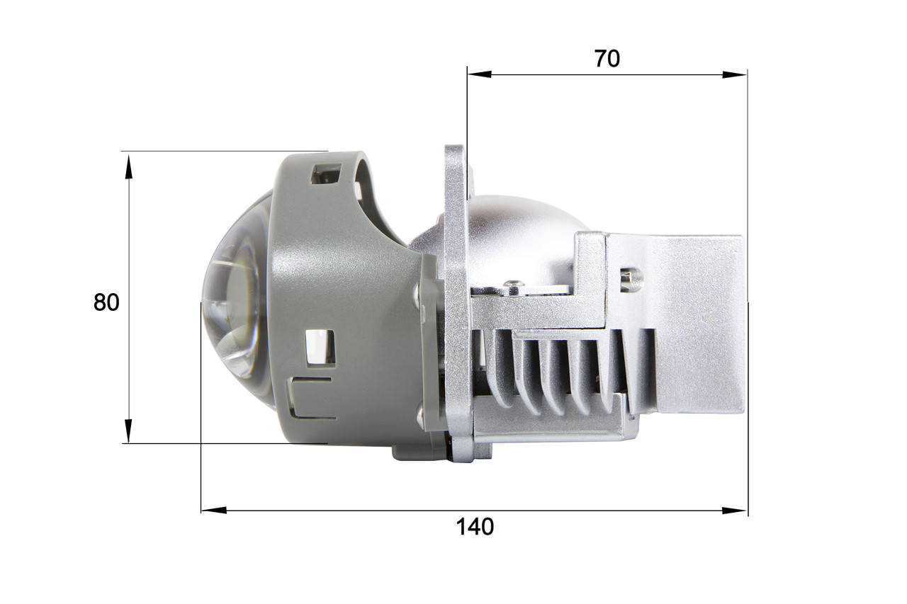 Светодиодные линзы 3" Infolight G11 BI-LED - фото 4 - id-p1260783992