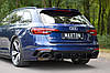 Спойлер Audi RS4 B9 Avant тюнінг обвіс шабля на багажник, фото 4