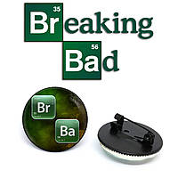 Значок Во все тяжкие "Br-Ba-2" / Breaking Bad