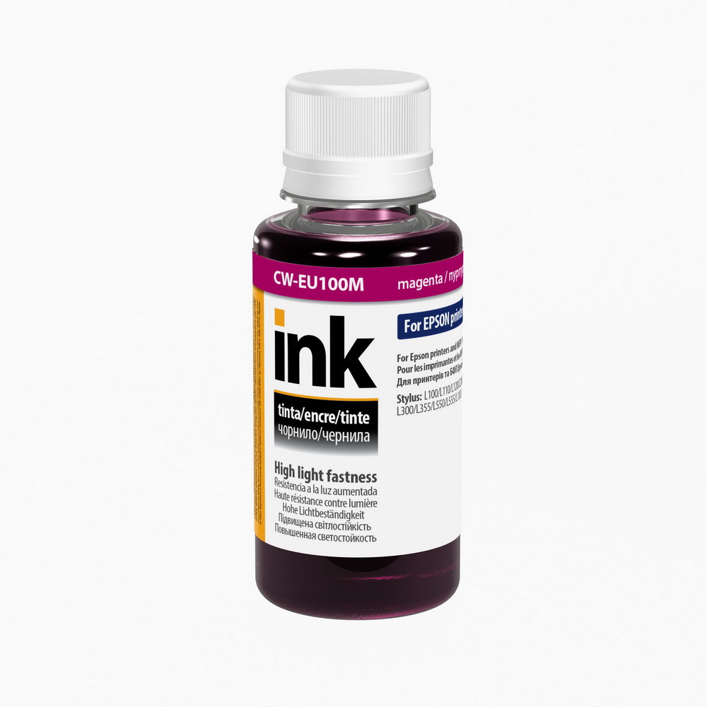 Світлостійкі чорнила CW EPSON L100/L200 (Magenta) (CW-EU100M01) (T6643) 100мл