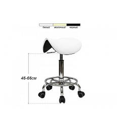 Стілець-сідло для лікаря стоматолога, косметолога 3 кольори