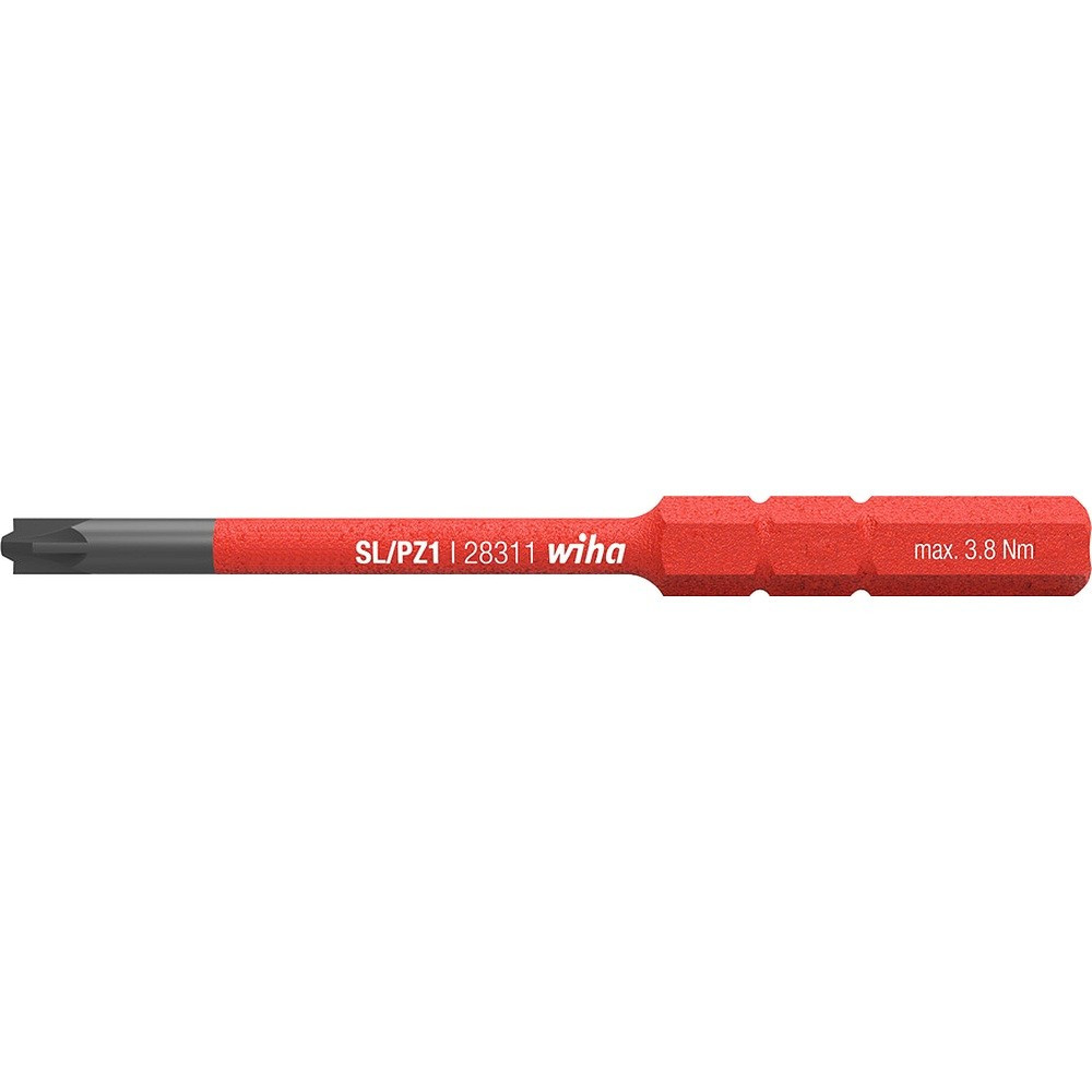 Біта SL/PZ2x75мм VDE WIHA