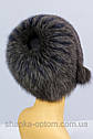 Жіноча шапка з хутра песця, фото 2