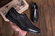Чоловічі шкіряні туфлі Чорні Matador Officer shoes, чоловічі демісезонні повсякденні. Чоловіче взуття, фото 7