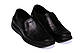 Чоловічі шкіряні туфлі Чорні Leon Clasic shoes, чоловічі демісезонні повсякденні. Чоловіче взуття, фото 2