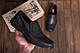 Чоловічі шкіряні туфлі Чорні Leon Clasic shoes, чоловічі демісезонні повсякденні. Чоловіче взуття, фото 9