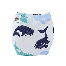 Підгузник багаторазовий з флісовою кишенею вага до 13 кг  (30119)