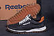 Чоловічі шкіряні кросівки Reebok (Рибок) Classic Leather Trail Black, спортивні чоловічі туфлі чорні, фото 4