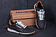 Чоловічі шкіряні кросівки Reebok (Рибок) Classic Leather Trail Black, спортивні чоловічі туфлі чорні, фото 2
