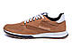 Чоловічі шкіряні літні кросівки, перфорація Reebok, Рібок Classic Brown, коричневі туфлі, кеди, літнє взуття, фото 3