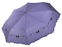 Сиреневый зонтик с рюшами Три Слона ( полный автомат ) арт. L3818-5