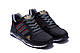Чоловічі шкіряні кросівки Adidas (Адідас) Tech Flex Black, чоловічі спортивні туфлі чорні, кеди повсякденні, фото 4