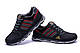 Чоловічі шкіряні кросівки Adidas (Адідас) Tech Flex Black, чоловічі спортивні туфлі чорні, кеди повсякденні, фото 5