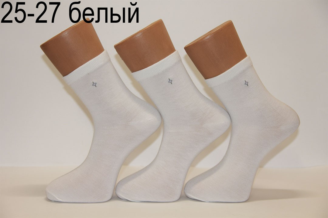 Чоловічі шкарпетки з бавовни 200 MONTEBELLO НЛ 25-27 білий