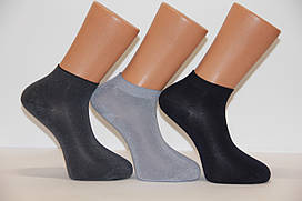 Чоловічі шкарпетки короткі з бамбука ф14 40-44 асорті