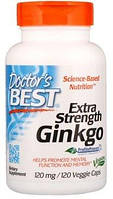Doctor's Best Extra Strength Ginkgo 120 mg - 120 Vegetarian Capsules