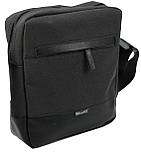 Сумка чоловіча через плече чорна спортивна (2423ч), фото 5