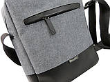 Сумка чоловіча через плече сіра спортивна (2423ср), фото 6