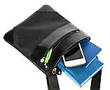Чоловіча сумка зручна чорна (264), фото 5