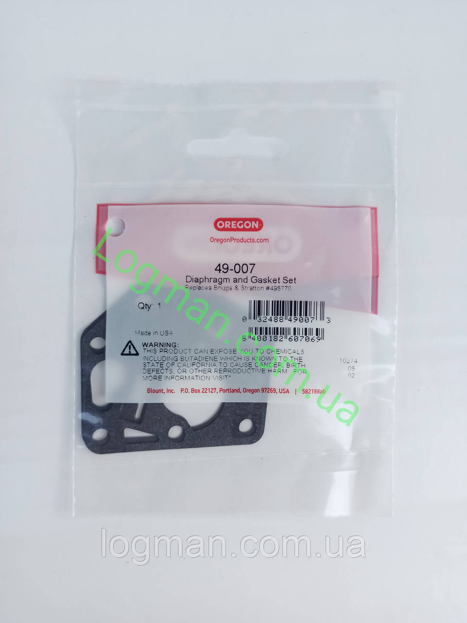 Купить Мембрана карбюратора Briggs & Stratton (795083, 495770, 49-007 ...