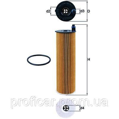 Фільтр оливний Knecht/Mahle OX823/6D