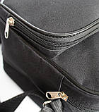 Чоловіча велика сумка А-4 чорна (2641), фото 7