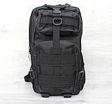 Рюкзак чорного кольору чоловічий (50410), фото 6