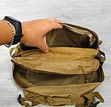 Міцний чоловічий рюкзак пісочного кольору (50420), фото 3