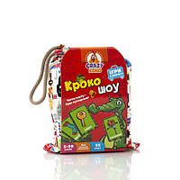 Настольная игра в мешочке «Кроко шоу» (укр) VT8077-10 (укр) Vladi Toys